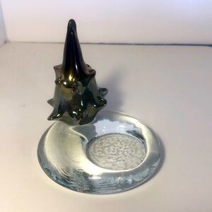 Finnish Glass Candleholder